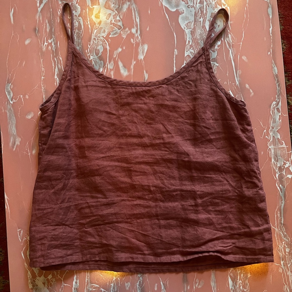 Not Perfect Linen Camisole